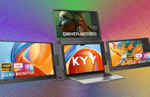 Análise do extensor de monitor portátil quádruplo KYY X90G: Mais três telas!