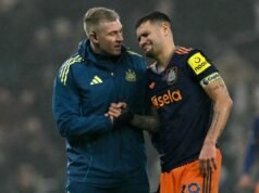 Bruno Guimarães está ausente por vários meses devido a lesão no Newcastle