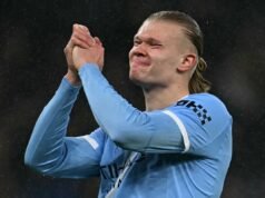 Atualização sobre a lesão de Erling Haaland como explicação para a substituição de Pep Guardiola no intervalo