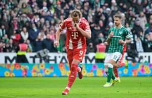 Harry Kane marca seu 500º gol na carreira e o Bayern de Munique mantém a liderança da Bundesliga