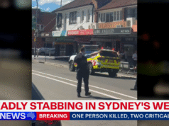 Esfaqueamento triplo ‘aleatório’ no oeste de Sydney deixa um morto e dois lutando por suas vidas