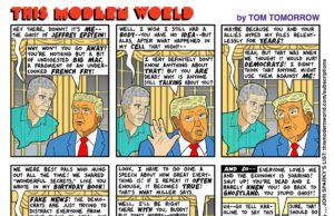 Desenho animado: O Fantasma de Epstein