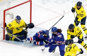 Hóquei no Gelo – EUA derrotam a Suécia e avançam para a final feminina