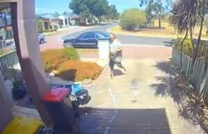 Homem supostamente ataca a porta do vizinho com motosserra na disputa de Point Cook