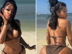 Summer Walker – Diversão em fotos de gatas de praia de biquíni da Fendi!