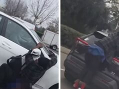 Em vídeo, homem desafia a morte pendurando-se em carros no trânsito e passeios