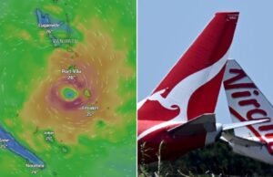 O ciclone tropical Urmil causa clima selvagem em Vanuatu e Fiji, causando preocupações com viagens para os australianos