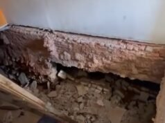 Buracos são abertos dentro de casa e bens dentro do RN são esvaziados