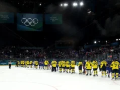 Hóquei no Gelo – O sonho da Suécia termina na medalha de bronze após perder nas semifinais
