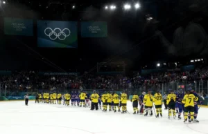 Hóquei no Gelo – O sonho da Suécia termina na medalha de bronze após perder nas semifinais