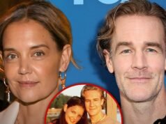 Katie Holmes se lembra do colega de elenco de ‘Dawson’s Creek’, James Van Der Beek, após sua morte