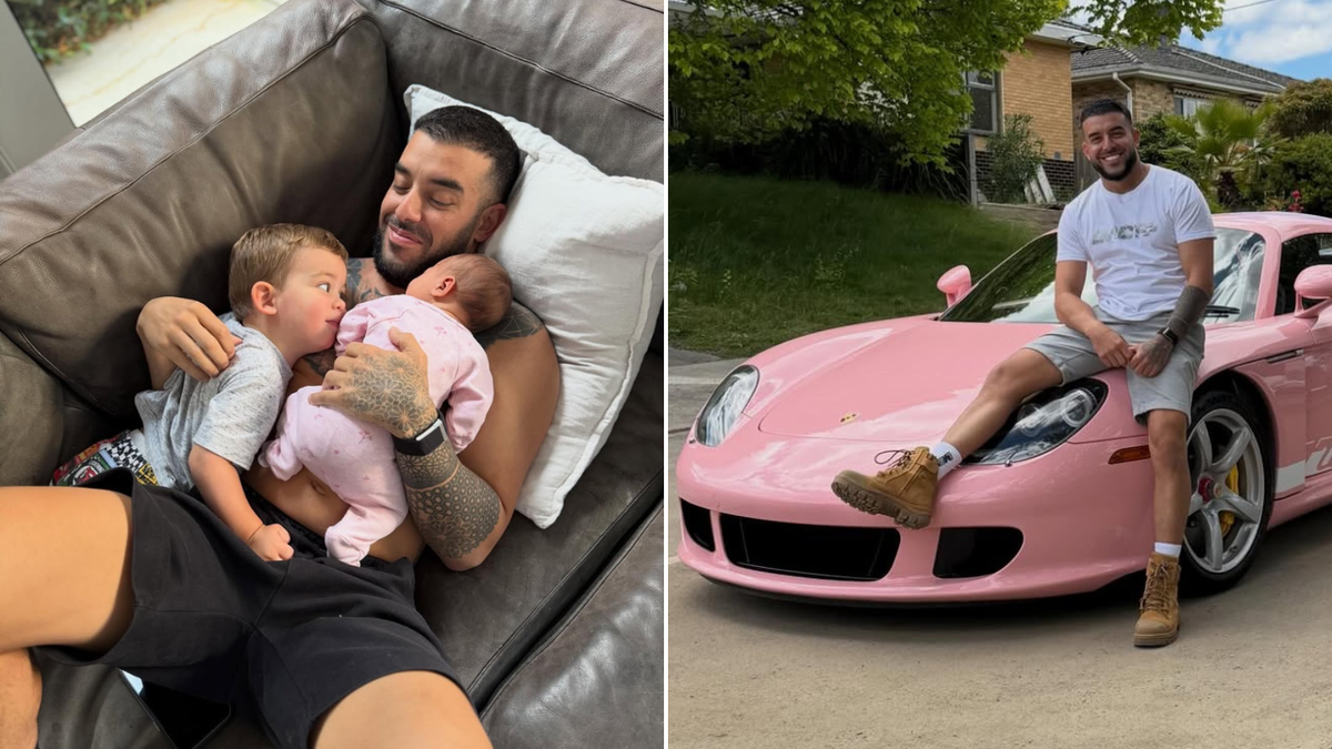 O bilionário Adrian Portelli e Carly Butler dão as boas-vindas a uma menina: ‘O melhor presente de aniversário de todos os tempos’