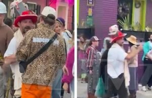 Shia LaBeouf celebra Lundi Gras em Nova Orleans