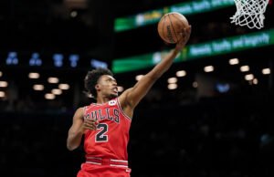 NBA multa Bulls G Collin Sexton em US$ 35 mil por falta no aro após lance livre perdido na derrota para o Nets