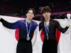 Patinação artística no Japão ganha medalhas de prata e bronze em noite agridoce para Kagiyama