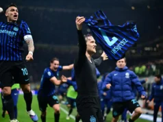 O Inter consegue a vitória no último minuto sobre a Juve e passa para uma diferença de 8 pontos no topo da tabela