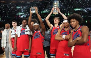 Nota do NBA All-Stars: Rising Stars competiram. você também pode fazer isso