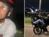 O motociclista que filmou a abordagem e provocou os policiais fazia manobras perigosas e ultrapassava o limite de velocidade, segundo a polícia.