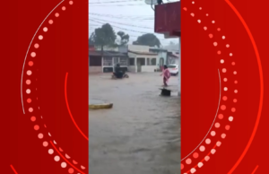 Pontes destruídas pelas chuvas, famílias deslocadas dentro da BA