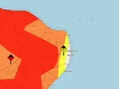 Presidiário RN emite alertas de chuva vermelho, laranja e amarelo para cidade; Veja a lista