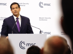 O secretário de Estado, Marco Rubio, entregou a mensagem da linha vermelha de Trump em Munique