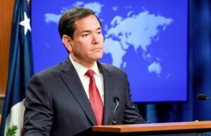 O secretário de Estado dos EUA, Marco Rubio, pediu a saída do Irã “imediatamente”