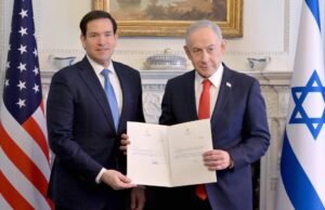 O primeiro-ministro israelense, Netanyahu, assinou o documento de paz antes das negociações de Trump