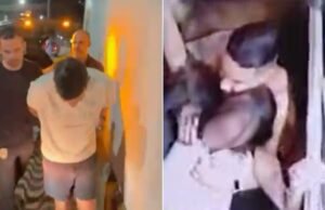 A jovem que foi espancada no elevador alertou o porteiro e pediu ajuda