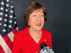 A senadora Susan Collins lançou uma campanha de reeleição para 2026 no Maine
