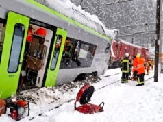 Trem suíço descarrilou em avalanche, teme-se muitas vítimas