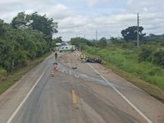 Quatro feridos em acidente na BR-364 RO