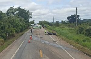 Quatro feridos em acidente na BR-364 RO