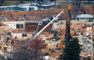 Trump revelou novas representações da planejada adição do salão de baile da Casa Branca