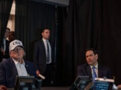 Lá dentro, a decisão do presidente Trump de atacar