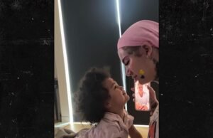 Bhad Bhabie passou um tempo com sua filha em meio ao choque do câncer.