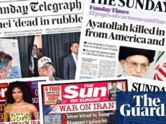 ‘Oriente Médio em chamas’: O que os jornais dizem sobre a guerra no Irã Guerra EUA-Israel no Irã