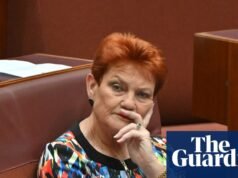 Espera-se que Pauline Hanson enfrente uma moção de censura no Senado por causa de comentários “inflamatórios” sobre os muçulmanos australianos. uma nação