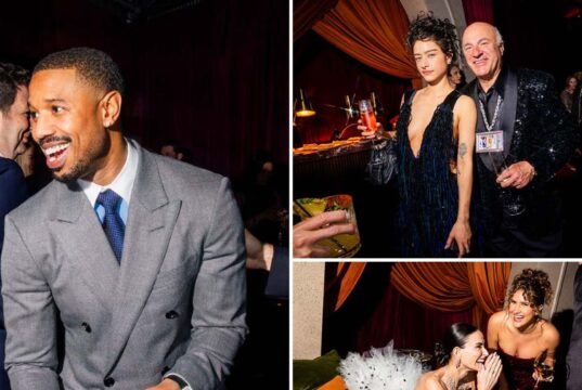 Michael B. entre as celebridades na festa pós-Netflix do Actor Awards. Jordânia