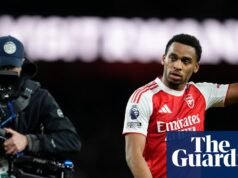 Timberg diz que os jogadores do Arsenal podem sentir a ansiedade dos torcedores e devem aprender a lidar com isso Arsenal