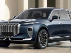 Este SUV está aqui para mostrar sua classe, você fica deslumbrado assim que entra na cabine