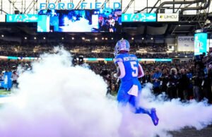 Mensagem de David Montgomery para os fãs do Lions e Detroit após a negociação