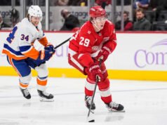 Projeção do prospecto dos Red Wings com maior probabilidade de ser negociado no prazo de negociação da NHL