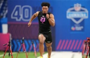 combinação de postagem de rascunho simulado da NFL