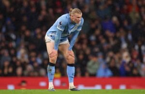 O grande golpe para o Man City é Erling Haaland fora do Leeds devido a lesão