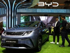 Vendas de carros BYD caem 41% em fevereiro devido à queda na demanda interna