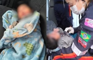 A criança foi encontrada abandonada numa caixa de cartão à beira de uma autoestrada em Goa