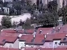 Vídeo mostra edifício de ataque com mísseis iranianos em Israel