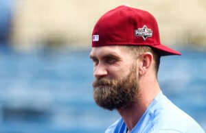 Clássico Mundial de Beisebol 2026: Bryce Harper diz que a equipe dos EUA precisa de ganhos semelhantes aos times olímpicos de hóquei masculino e feminino