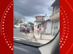 Vídeo: Jovem baleada durante discussão por ciúmes em Feira de Santana
