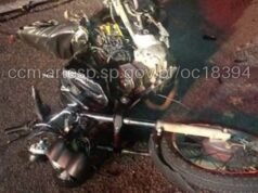 Um motociclista morreu após ser atropelado por um utilitário em Alambari